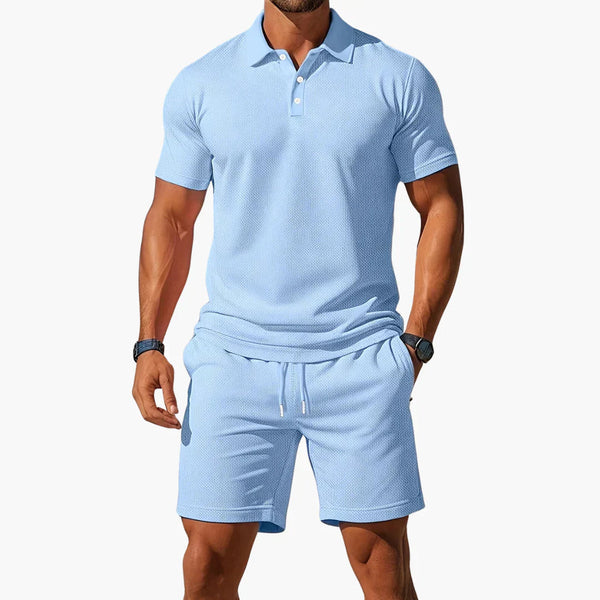 Coastal Comfort Summer Polo Set