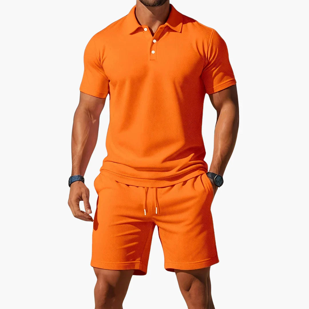 Coastal Comfort Summer Polo Set