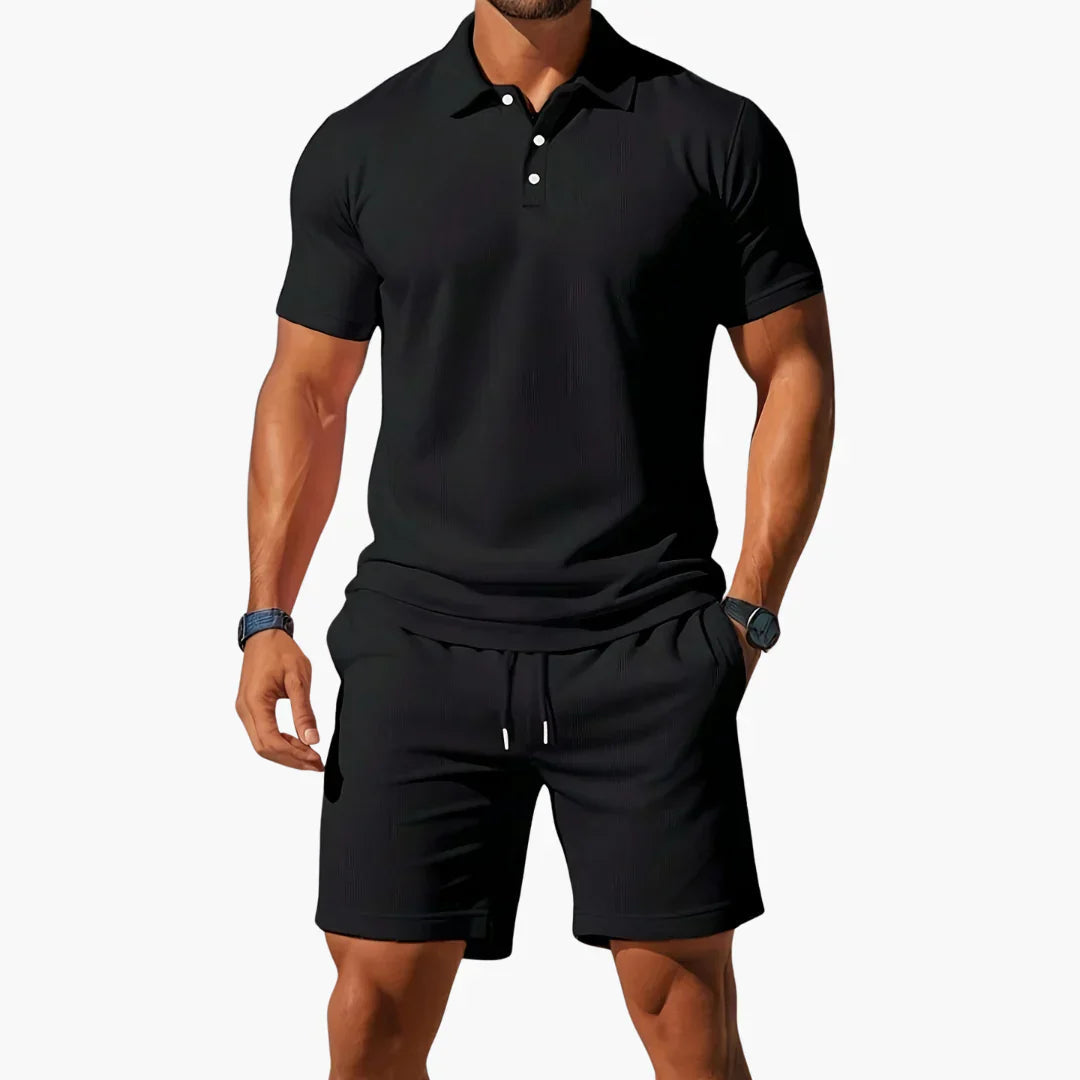 Coastal Comfort Summer Polo Set