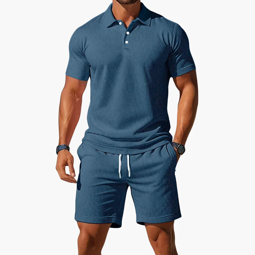 Coastal Comfort Summer Polo Set