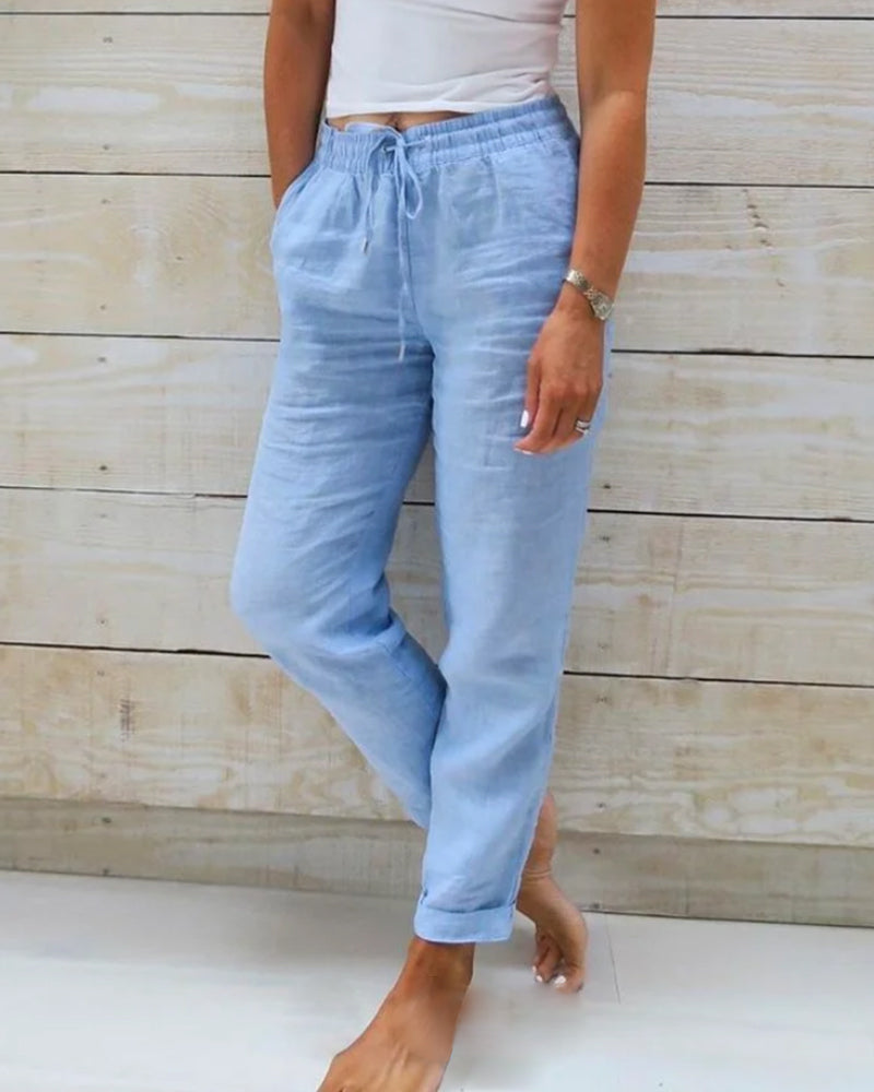Everyday Linen Wide Pants