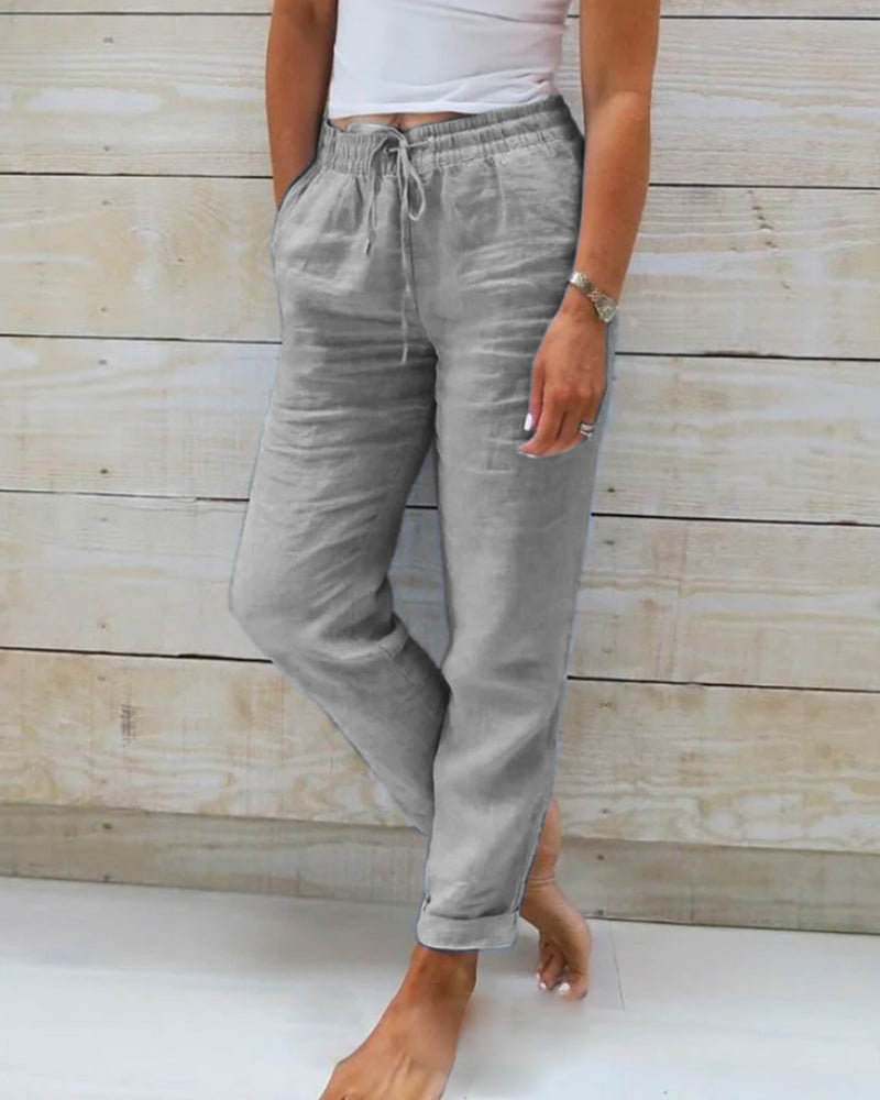 Everyday Linen Wide Pants