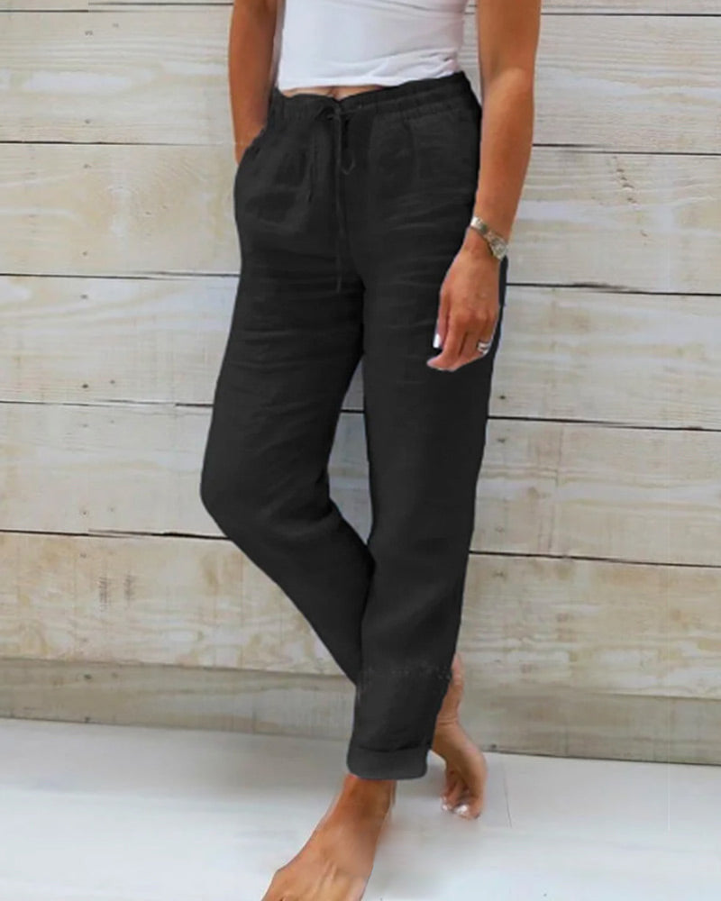 Everyday Linen Wide Pants